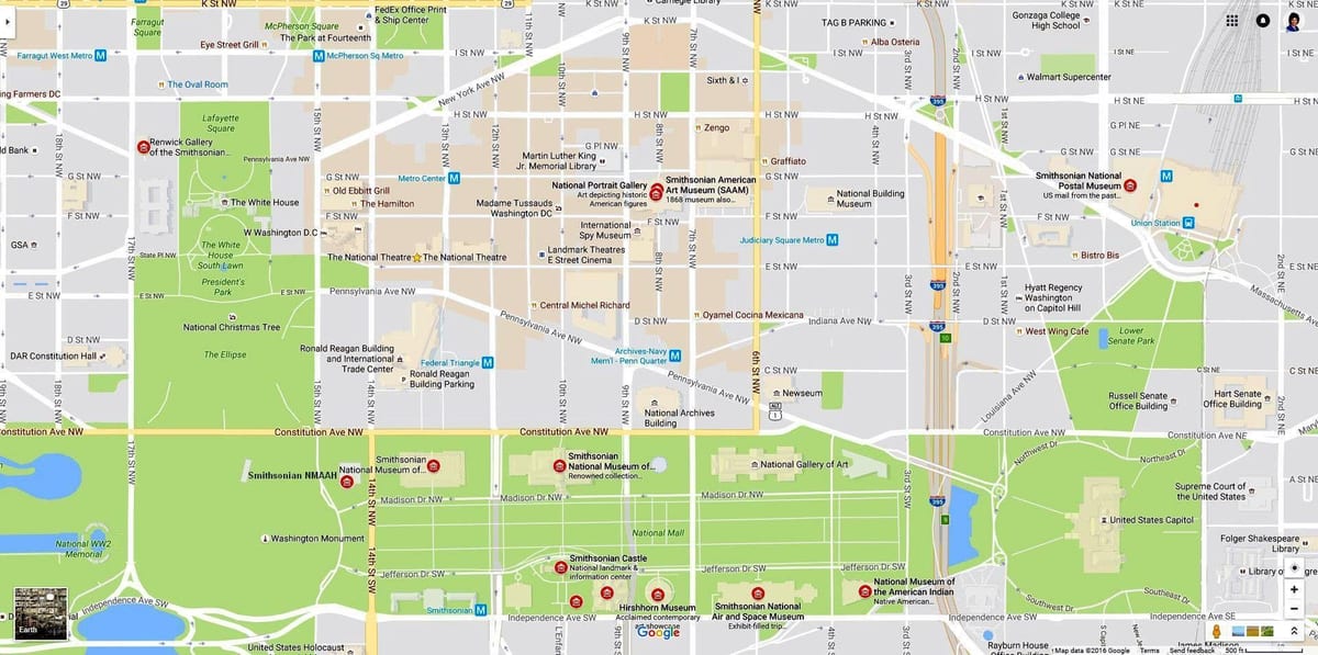 地図モール国立美術館