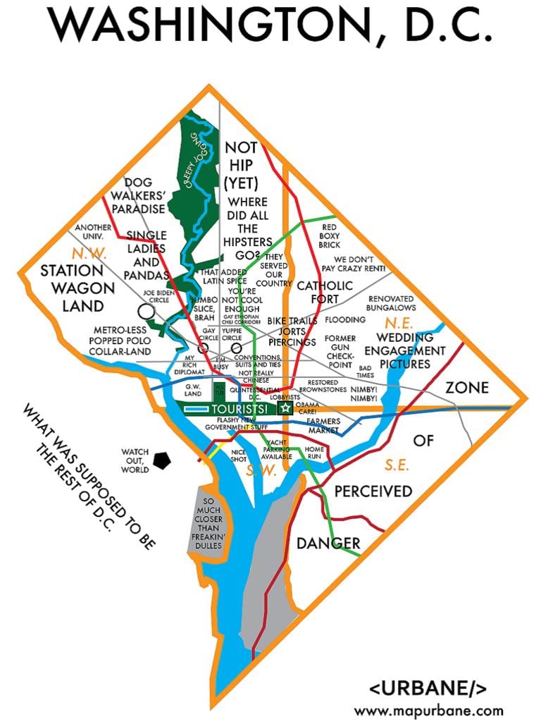地図店ワシントンdc