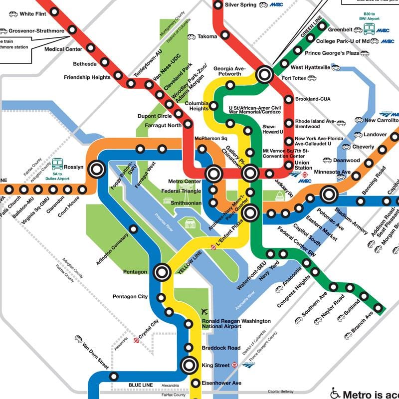 新規dcメトロ地図