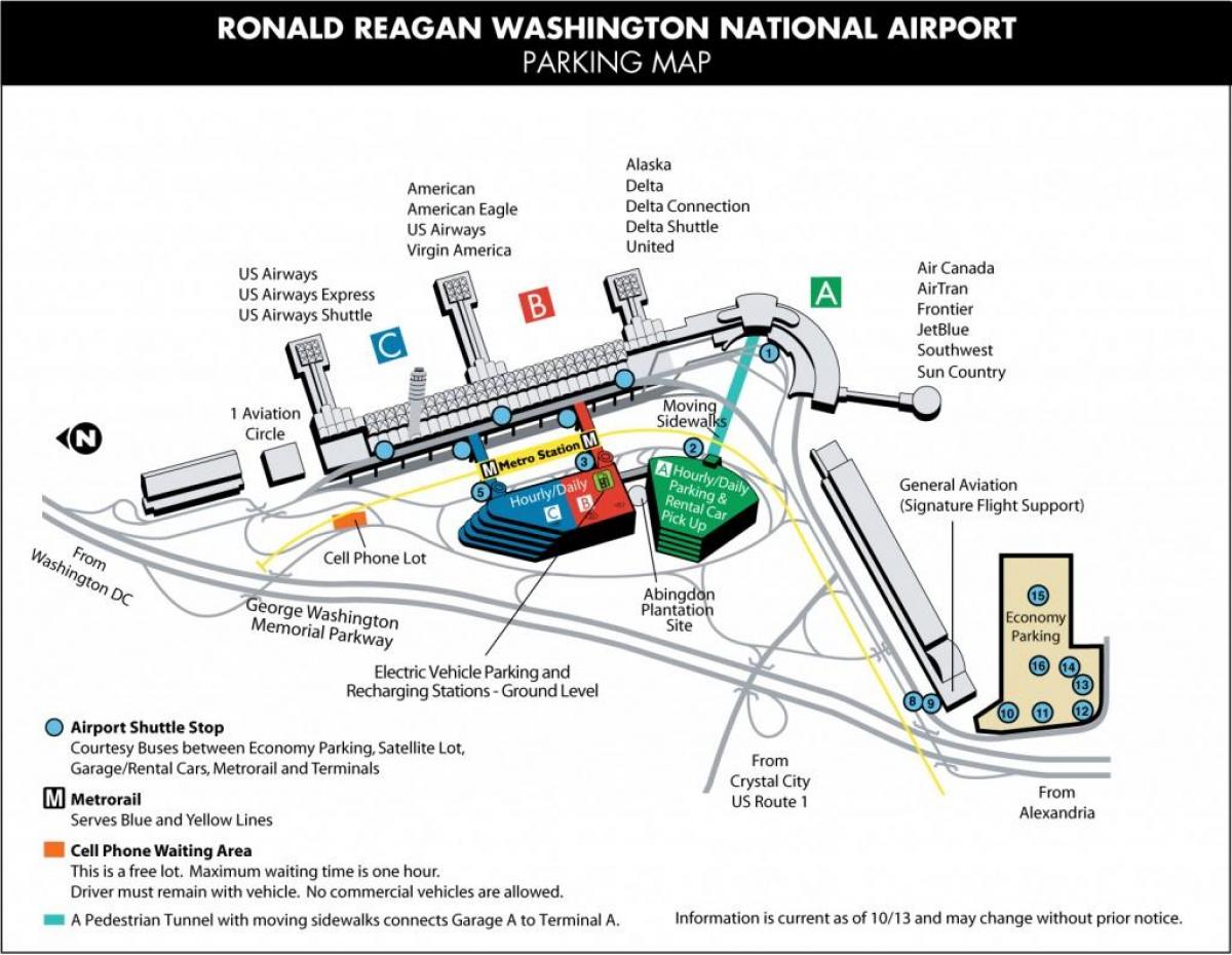 dcaワシントン空港地図