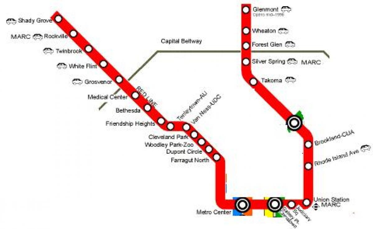 ワシントンdcの赤線地図