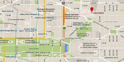 ユニオン駅にワシントンdc地図