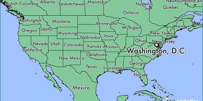 Dc地図米国