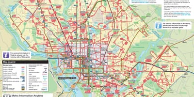 ワシントンバス地図