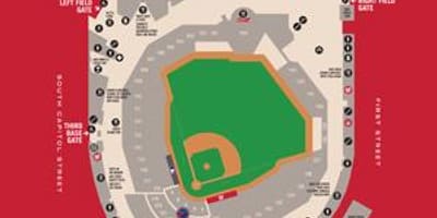 地図の国民公園スタジアム