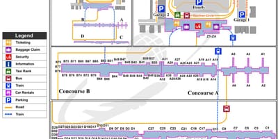 Iadワシントン空港地図