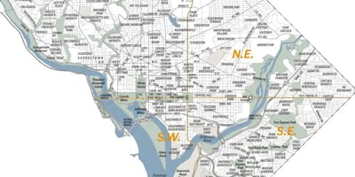 地図をワシントンdc
