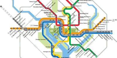 ワシントンdc電車地図