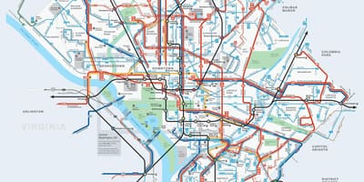 ワシントンdcバス路線図