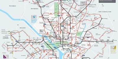 Dcメトロバス地図