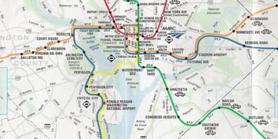 ワシントンdc地図駅