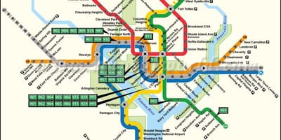ワシントンdc路地図