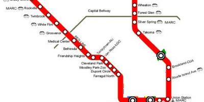 ワシントンdcの赤線地図