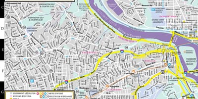 地図streetwiseワシントンdc