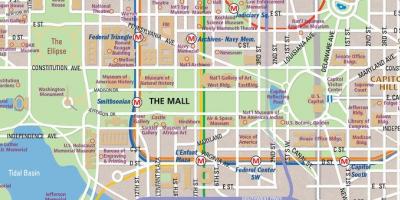 Dcナショナルモールの地図